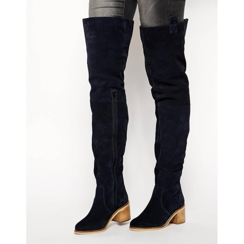 Suede Over the Knee Boot