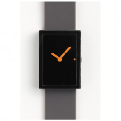 Led Watch Black Orange