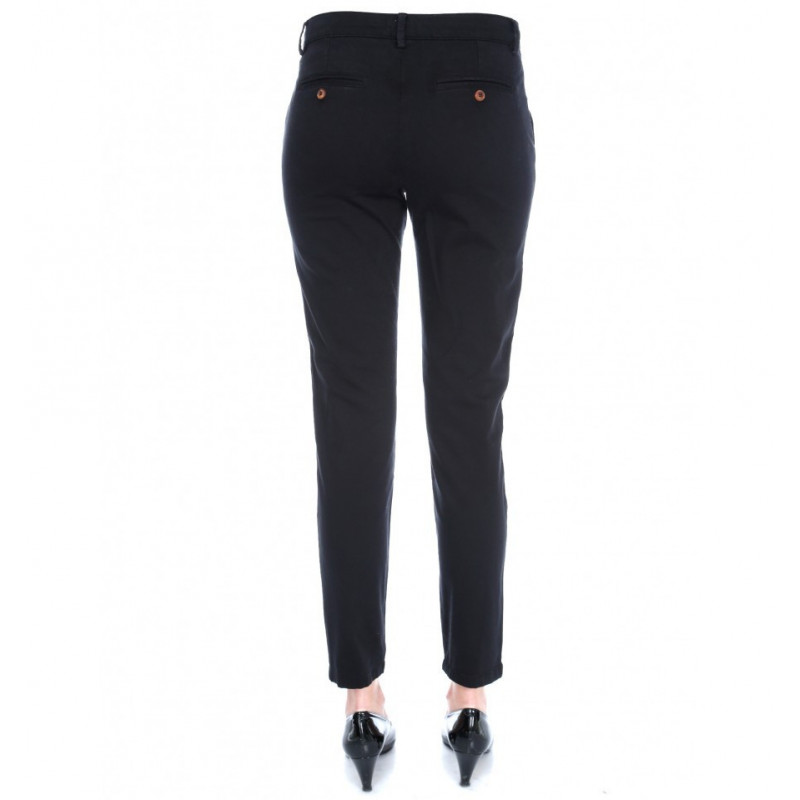 Pantalon Femme Slim en Coton Stretch