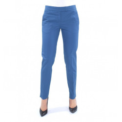 Women Pants Cigarette in Stretch Cotton