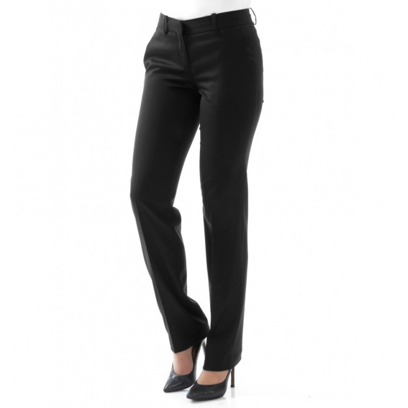 Women Straight Pants Pure Wool SUPER 150'S 