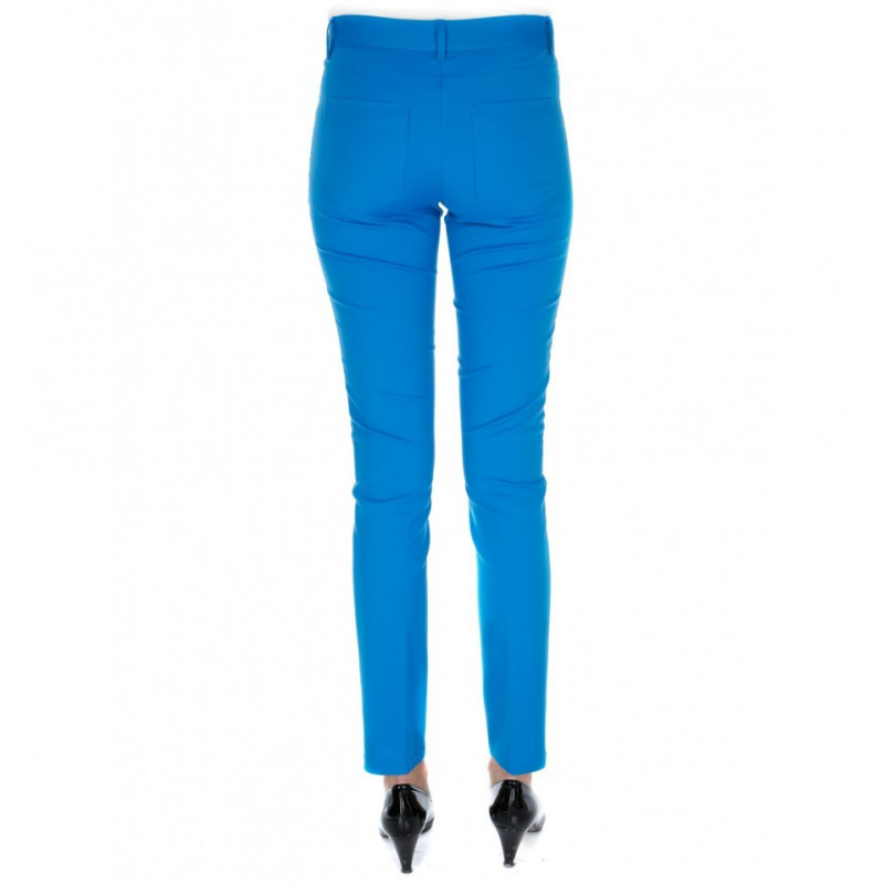 Pantalon Fuseau Femme en Coton mélangé Stretch