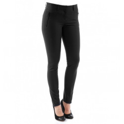 Pantalon Fuseau Femme en Coton mélangé Stretch