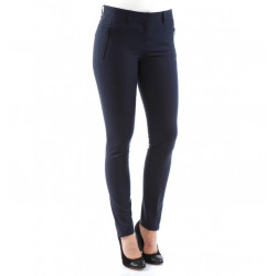 Pantalon Fuseau Femme en Coton mélangé Stretch