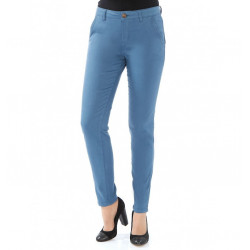 Pantalon Femme Slim en Coton Stretch