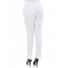 Women Pants Cigarette in Stretch Cotton