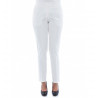 Women Pants Cigarette in Stretch Cotton