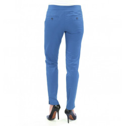 Women Pants Cigarette in Stretch Cotton