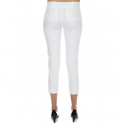 Women Pants 7/8 Slim in Stretch Mixed Cotton